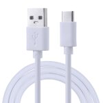 C�ble de chargement de noyau en cuivre usb � usb - c / c / c / c / c / longueur de c�ble: 1m (blanc)