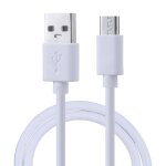 C�ble de chargement de noyau de cuivre usb � micro usb, longueur de c�ble: 50cm (blanc)