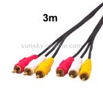 Câble rca audio vidéo 3m Câble rca audio vidéo 3m