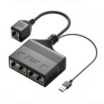 Câble répartiteur de réseau ethernet rj45 femelle 4 en 1, coupleur réseau gigabit Câble répartiteur de réseau ethernet rj45 femelle 4 en 1, coupleur réseau gigabit