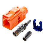 Pour c�ble rg174 fakra radio � sertir connecteur femelle jack / fiche avec coaxial rf fant�me (fakra ...