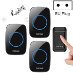 Cacazi a10g un bouton trois récepteurs cloche sans fil auto - alimentée pour la maison sans fil, prise ... Cacazi a10g un bouton trois récepteurs cloche sans fil auto - alimentée pour la maison sans fil, prise ...