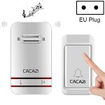Cacazi v027g un bouton un rcepteur sonnette lectronique cintique maison sans fil auto - alimente, ...