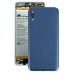 Cache arri�re de la batterie avec lentille de cam�ra et touches lat�rales pour huawei y6 (2019) (bleu) ...