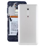 Cache arri�re de batterie avec objectif et touches lat�rales pour nokia 5 (blanc)