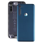 Cache batterie pour motorola moto g8 power (bleu)