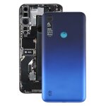 Cache batterie pour motorola moto g8 power lite (bleu fonc�)