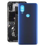 Cache batterie pour motorola moto one vision (bleu)