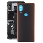 Cache batterie pour motorola moto one vision (marron)