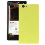 Cache batterie pour sony xperia z1 mini (jaune)