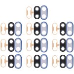 Cadre de cam�ra 10 pcs avec cache - objectif et adh�sif pour huawei nova 3i (bleu)