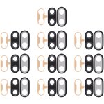 Cadre de cam�ra 10 pcs avec cache - objectif et adh�sif pour huawei nova 3i (noir)
