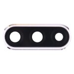 Cadre de cam�ra arri�re avec cache - objectif 24mp pour huawei nova 4e (argent)