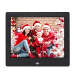 Cadre photo numrique  cran tft ac 100 - 240v 8 pouces avec support et tlcommande, prise en charge ...