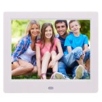 Cadre photo numrique tft cran ac 100 - 240v 8 pouces avec support et tlcommande, prise en charge ...