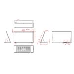 Cadre photo numrique  cran ips de 17, 3 pouces, rk3368 octa - core cortex a53 jusqu  1, 5 ghz, android ...