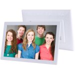 Cadre photo numrique avec cran ips de 18, 5 pouces, type de prise : (blanc)