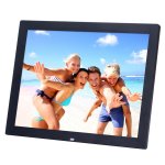 Cadre photo numrique hd hd de 15 pouces avec support et tlcommande, allwinner, rveil / lecteur mp3 ...