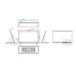 Cadre photo numrique ips 15, 6 pouces, rk3368 octa - core cortex a53 jusqu  1, 5 ghz, android 6. 0, ...