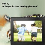 Cadre photo numrique multimdia  affichage led de 8 pouces avec support et lecteur de musique et lecteur ...