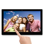 Cadre photo numrique avec support 15, 6 pouces full hd 1080p cran tactile android 6 , quad core cortex ...