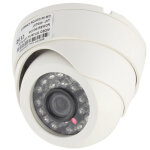 Camra infrarouge matrielle de couleur d abs de lentille de cmos 420tvl 3, 6mm avec 24 led, distance ...