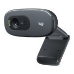La camra web hd c270 de logitech rpond  tous les besoins en matire d appels vido hd 720p (noir)