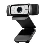 Camra web professionnelle hd logitech c930c 1080p 30fps avec capot de protection