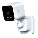 Camra wifi dp27 1080p avec carte de prise d'horloge, prise en charge de l'interphone vocal bidirectionnel ...
