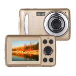 Camscope numrique avec zoom numrique 480 mp hd 12x 1280x720p et cran tft de 2, 4 pouces (or)