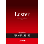 Canon lu - 101 a3 papier photo pro lustré 260 g, 20 feuilles Canon lu - 101 a3 papier photo pro lustré 260 g, 20 feuilles