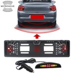 Capteur de stationnement de cadre de plaque d'immatriculation de voiture sans fil europe pz300l - w radar ...