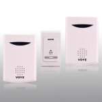 Carillon de porte sans fil  tlcommande avec double rcepteur