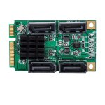 Carte contrôleur 4 ports sata iii 6g mini pci express marvel 88se9215 Carte contrôleur 4 ports sata iii 6g mini pci express marvel 88se9215