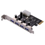 Carte contrôleur pci - e express usb 3. 0 4 ports 5gbps Carte contrôleur pci - e express usb 3. 0 4 ports 5gbps