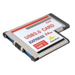Carte express pci express  5 ports 5 gbps pci 54mm pour ordinateur portable / portable