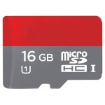 Carte mmoire 16 go haute vitesse classe tf / micro sdhc uhs - 1 (u1), criture: 12 mo / s, lecture: ...