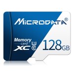 Carte mmoire microdata 128 go u3 bleue et blanche tf (micro sd)