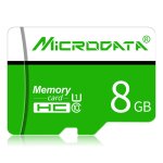 Carte mémoire microdata 8gb u1 verte et blanche tf (micro sd) Carte mémoire microdata 8gb u1 verte et blanche tf (micro sd)