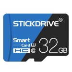 Carte m�moire stickdrive 32 go haute vitesse u1 bleue et noire tf (micro sd)