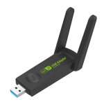 Carte rseau sans fil 1300 mbps gigabit double bande 5g pour ordinateur sans pilote carte rseau usb, ...
