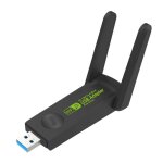 Carte rseau sans fil 1300 mbps gigabit double bande 5g pour ordinateur sans pilote carte rseau usb, ...