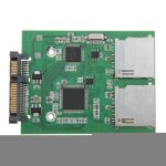 Carte sd double carte de convertisseur d adaptateur sata 22 broches