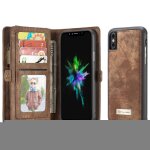 Caseme - 008 pour iphone x / xs tpu + pc absorption magn�tique amovible couverture arri�re housse en ...
