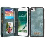 Caseme pour iphone 8 et 7 porte - documents multifonctions en cuir avec �tui de protection magn�tique ...