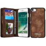 Caseme pour iphone 8 et 7 porte - documents multifonctions en cuir avec �tui de protection magn�tique ...