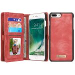 Caseme pour iphone 8 plus & 7 plus portefeuille en cuir multifonctionnel avec Étui de protection avec ... Caseme pour iphone 8 plus & 7 plus portefeuille en cuir multifonctionnel avec Étui de protection avec ...
