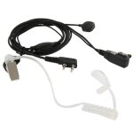 Casque d coute metteur - rcepteur portatif pour talkies - walkies, 3. 5mm + 2. 5mm plug (noir)