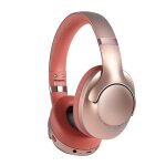 Casque sans fil bluetooth 5. 3 � r�duction de bruit bt048 anc (or rose)