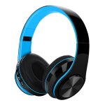 Casque sans fil bluetooth fg - 69 caisson de basses pour ordinateur portable (bleu) Casque sans fil bluetooth fg - 69 caisson de basses pour ordinateur portable (bleu)